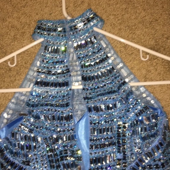 Sky blue Sherri Hill dress - Picture 5 of 5